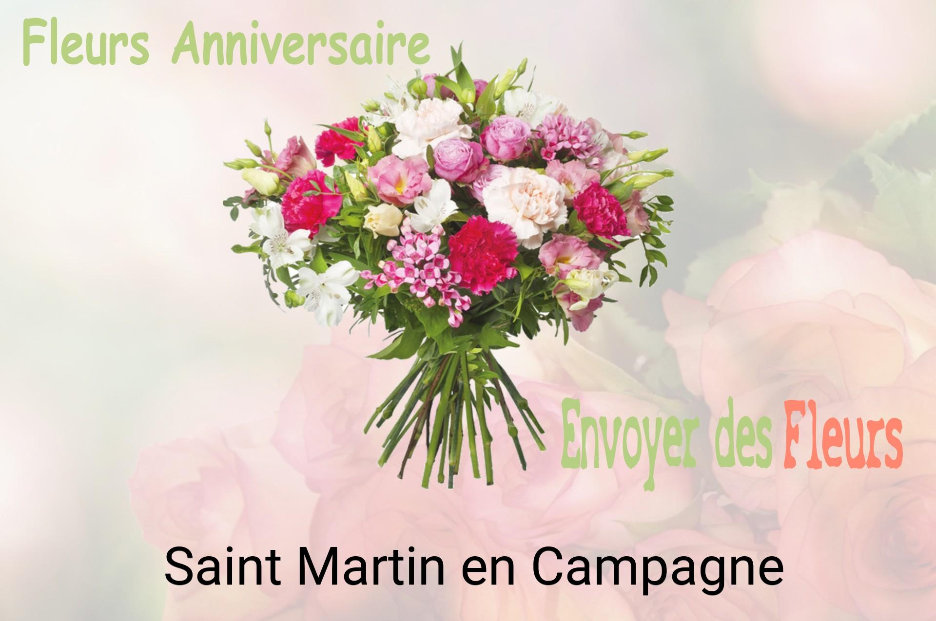 Bouquet de fleurs d’anniversaire livré à Saint-Martin-en-Campagne